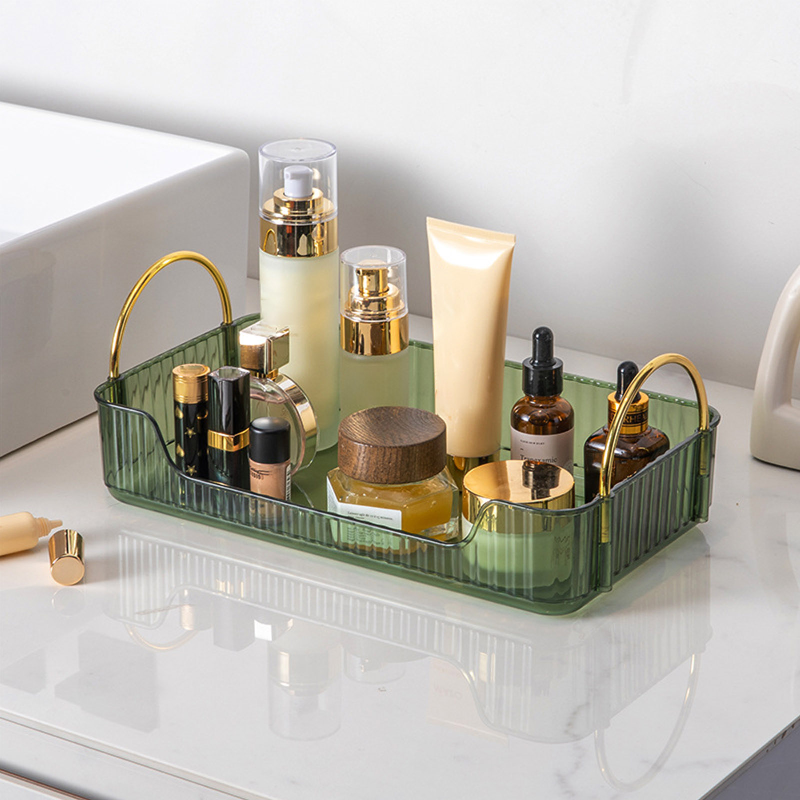 Home Goods Bathroom Storage - Rak Organizer Kamar Mandi Akrilik Mewah