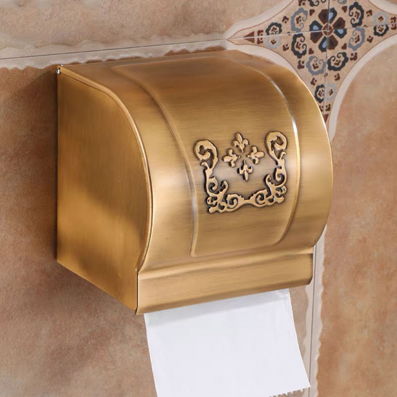 Home Bathroom Towel Dispenser - Tempat Kotak Tisu Kamar Mandi Terpasang