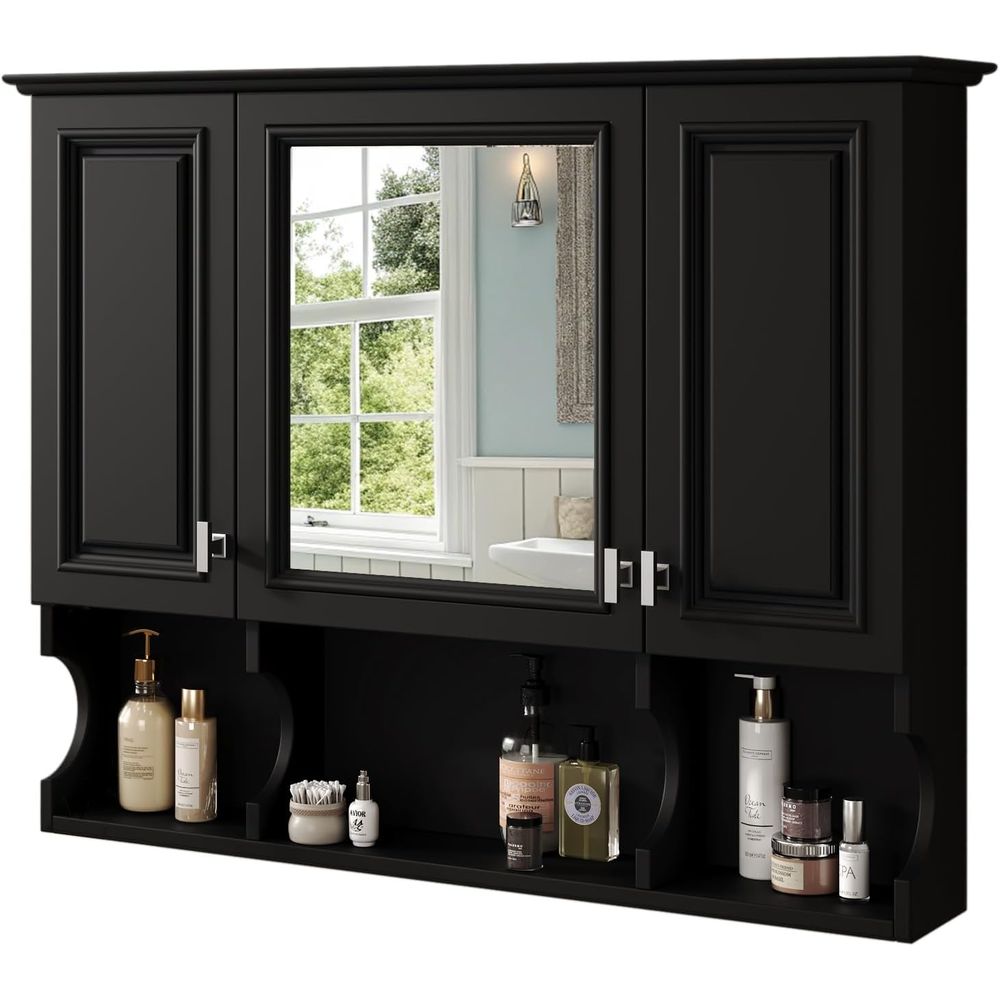 Bathroom Cabinet Mirror - Kabinet Dinding Kamar Mandi dengan Cermin,