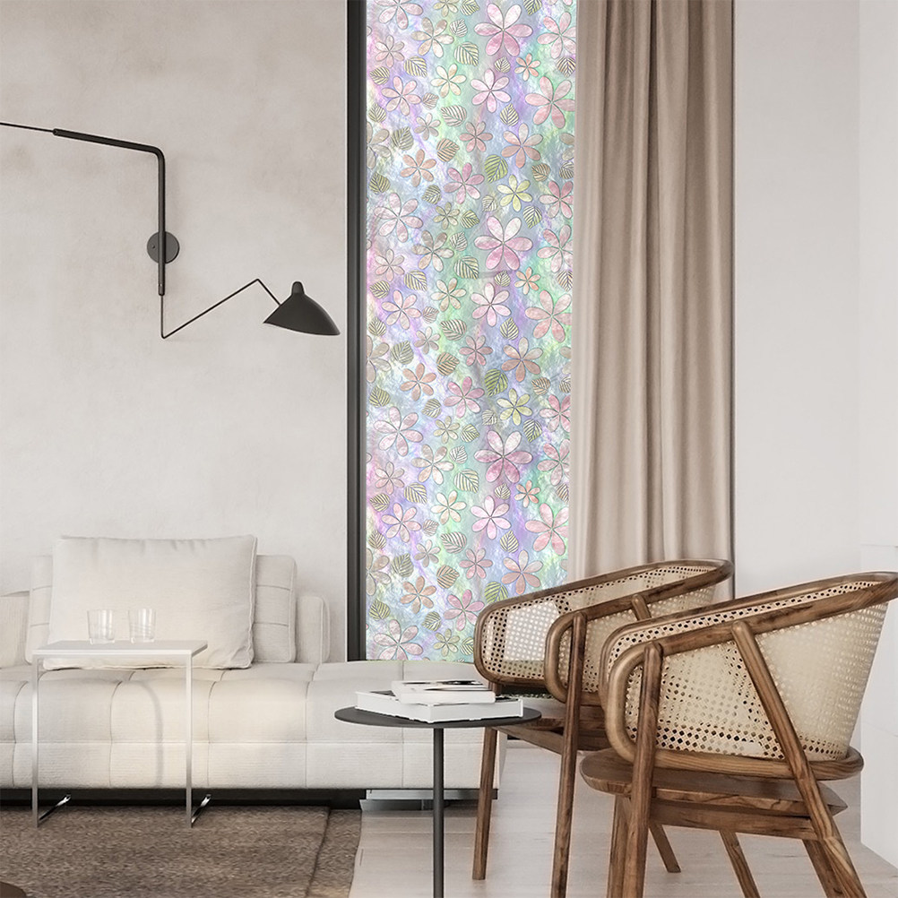 Home Bathroom Window - Stiker Statis Film Jendela Buram untuk