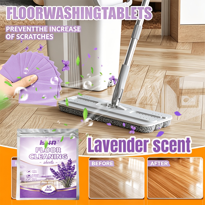 Home Bathroom Tiles - Tablet Pembersih Lantai KJM 30Pcs Cepat