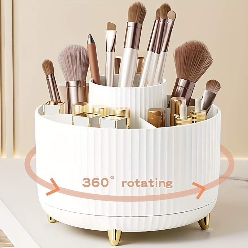 Home Goods Bathroom Storage - Kotak Penyimpanan Kosmetik Meja Rias Putar