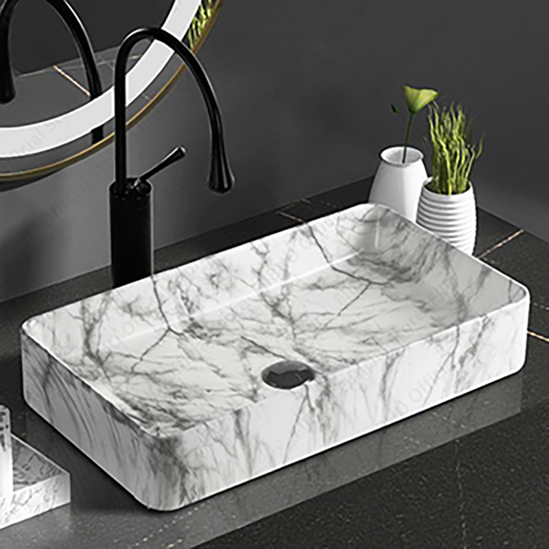 Home Bathroom Wash Basin - Premium Pembuluh Darah Batu Keramik Di