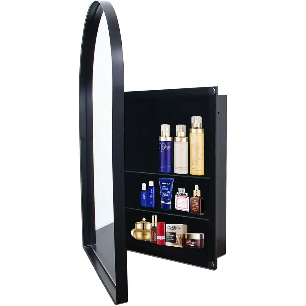 Bathroom Cabinet Mirror - Lemari Obat Dinding Berbentuk Lengkung dengan