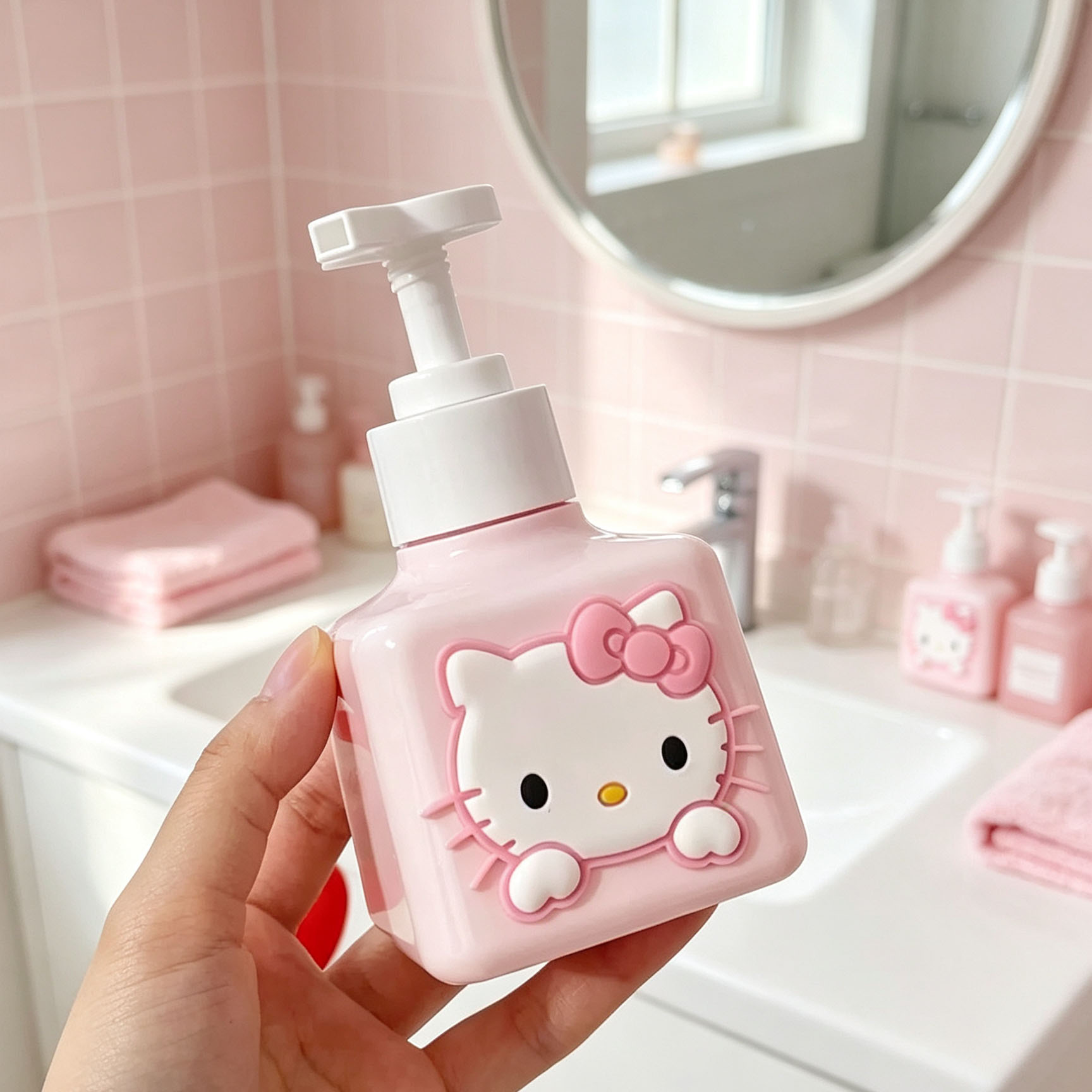 Home Center Bathroom Accessories - Botol Dispenser Sabun Cuci Tangan Kartun