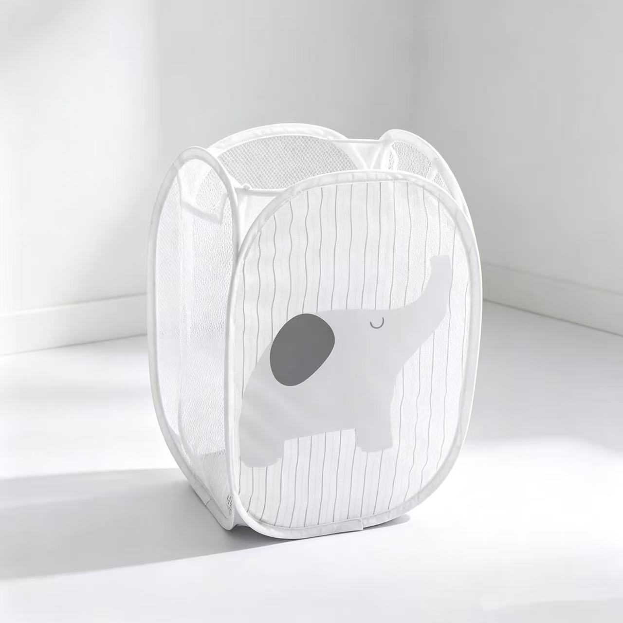 Home Goods Bathroom Storage - Keranjang Cucian Lipat Berbahan Jaring, Keranjang