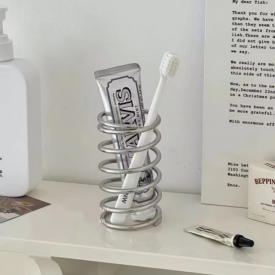Home Center Bathroom Accessories - Tempat Sikat Gigi Baja Tahan Karat