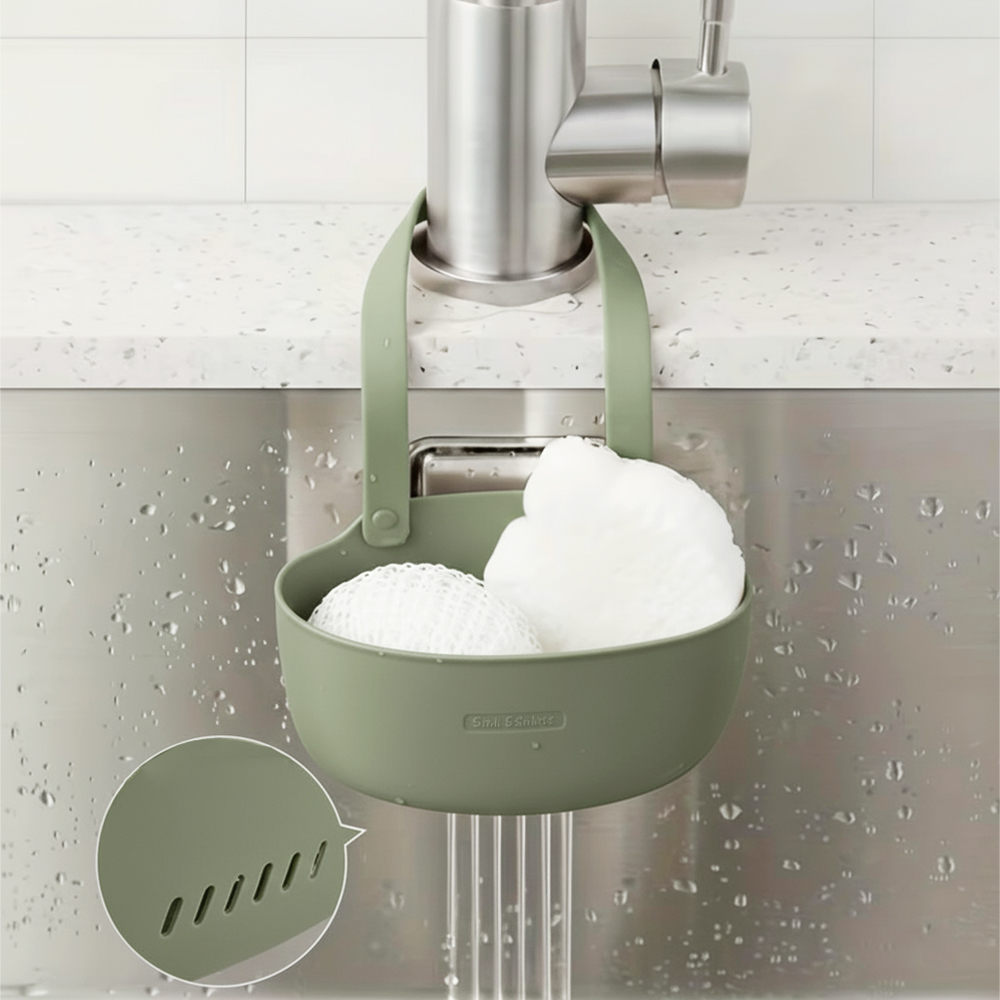 Home Kitchen Bathroom Marketing - Tempat Spons Sabun Gantung, Keranjang Pengering