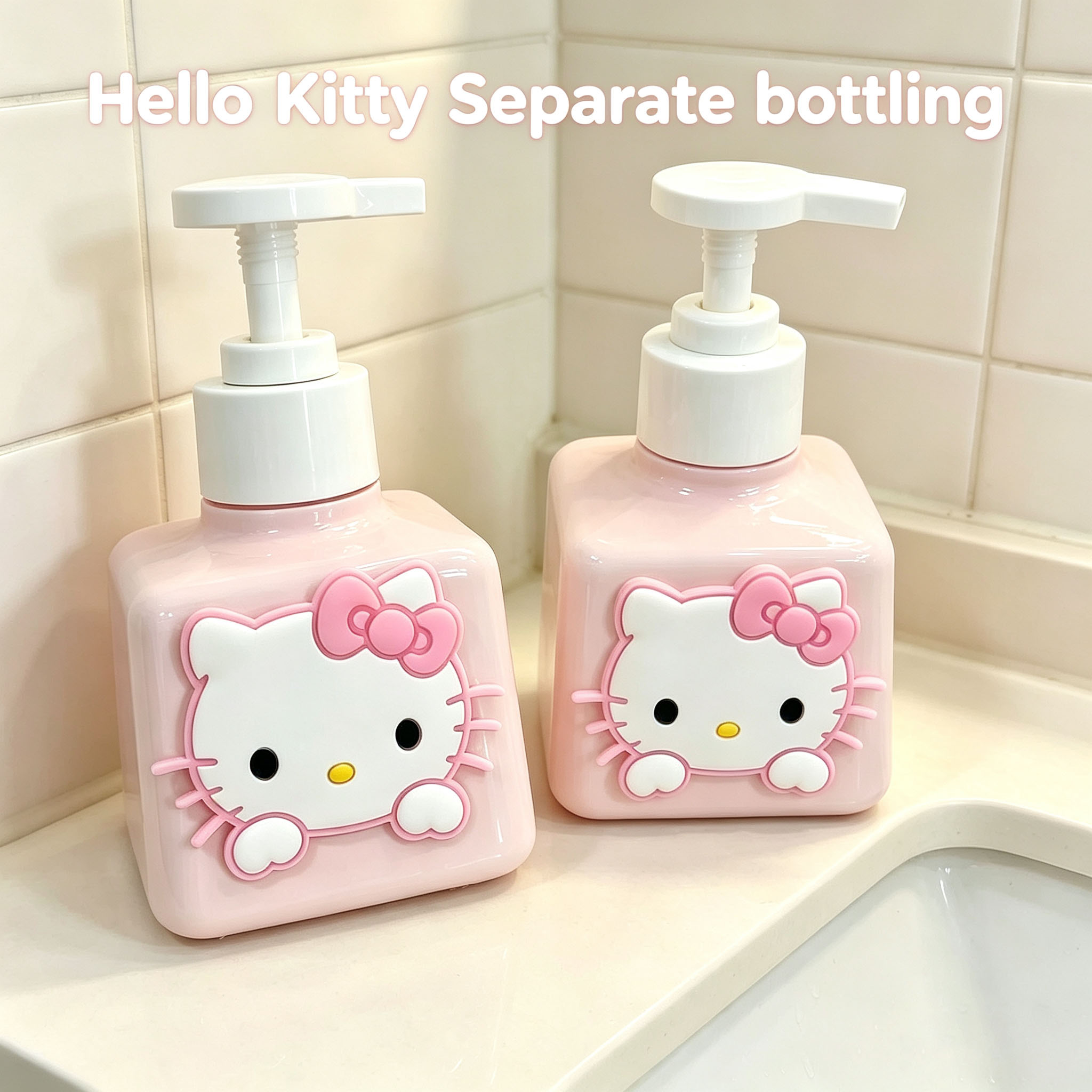 Home Bathroom Equipment - Botol Emulsi Hello Kitty Karakter Anime