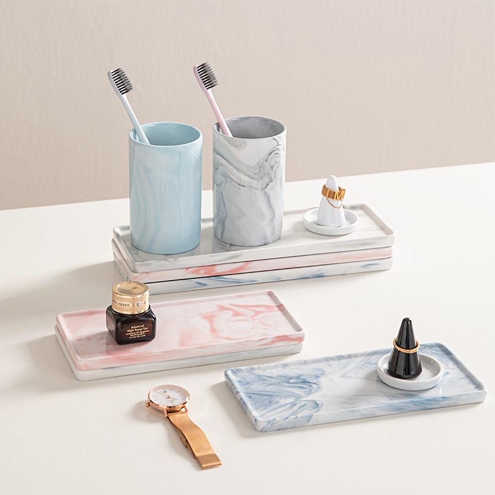 Home Bathroom Wash Basin - Nampan Wastafel Kamar Mandi Bermotif Marmer