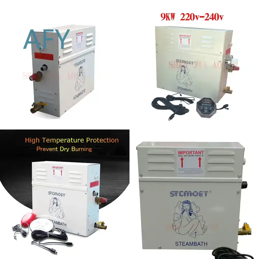 Generator Uap Kecil Baru 9KW u - Home Bathroom Spa ulasan dan harga