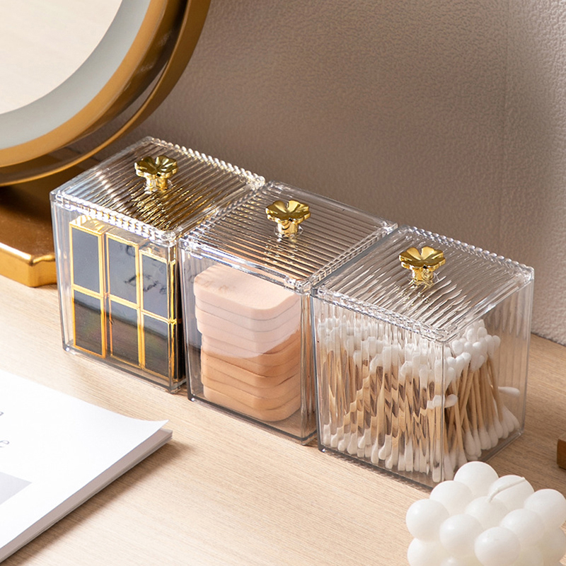 Kotak Penyimpanan Kapas Kosmet - Home Goods Bathroom Storage ulasan dan harga