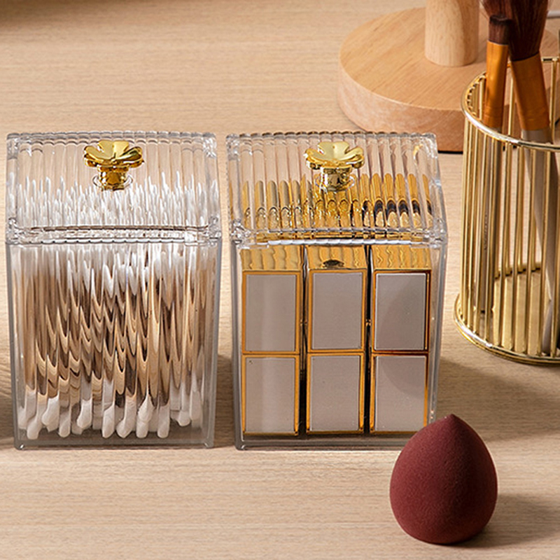 Kotak Penyimpanan Kapas Kosmet - Home Goods Bathroom Storage ulasan dan harga
