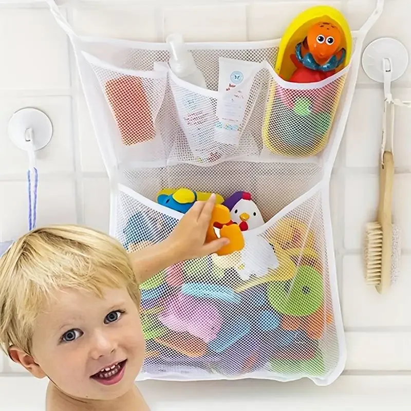 Mainan mandi mandi bayi putih, - Home Goods Bathroom Storage ulasan dan harga
