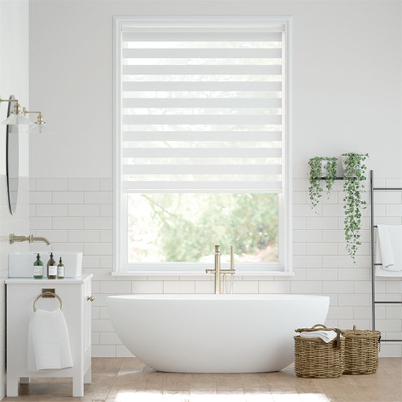ZSTARR Tirai Gulung Zebra Elek - Home Bathroom Window ulasan dan harga