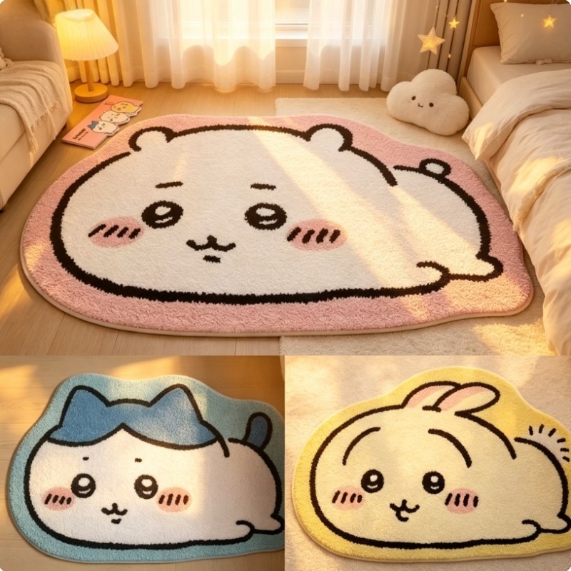 Karpet Kartun Chiikawa Anime H - Home Center Bathroom Accessories ulasan dan harga