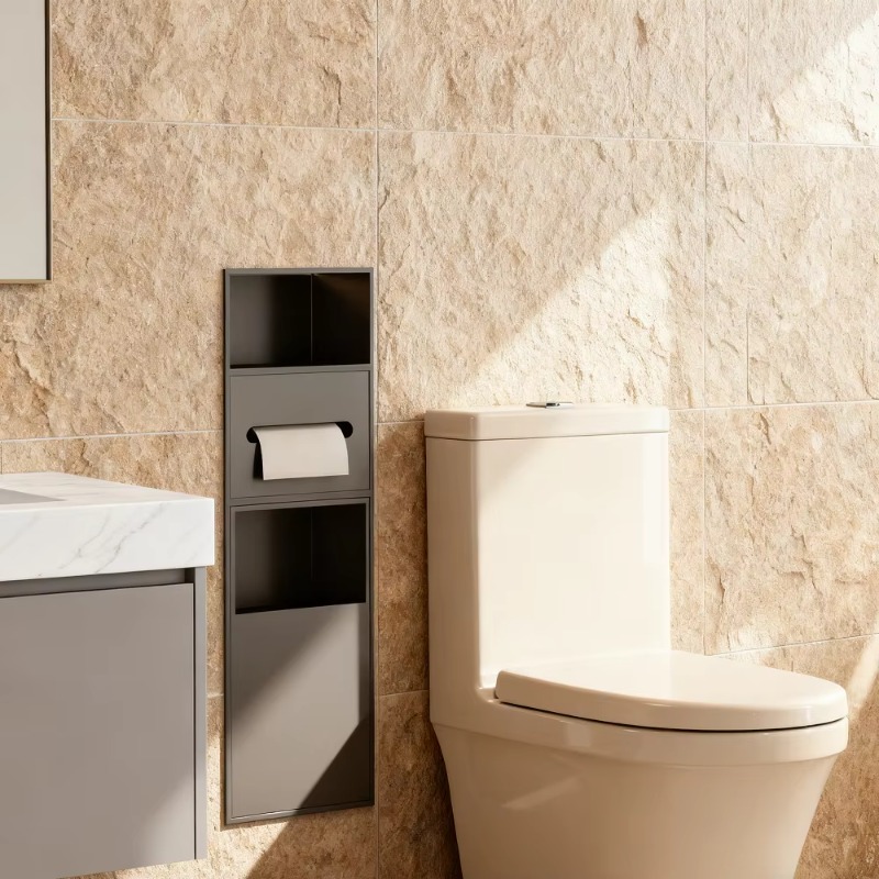 Rak serbaguna stainless steel  - Home Bathroom Towel Dispenser ulasan dan harga