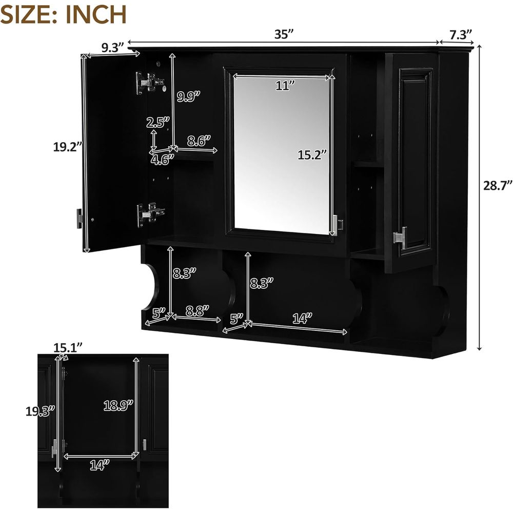 Kabinet Dinding Kamar Mandi de - Bathroom Cabinet Mirror ulasan dan harga