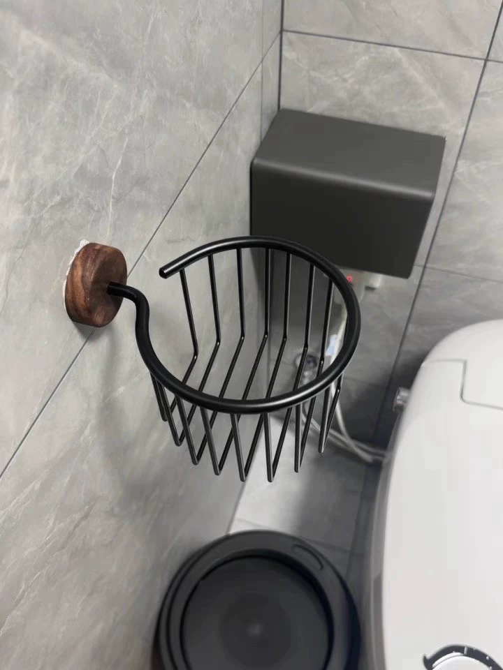 Tempat Tisu Kayu Solid Tanpa B - Home Bathroom Towel Dispenser ulasan dan harga