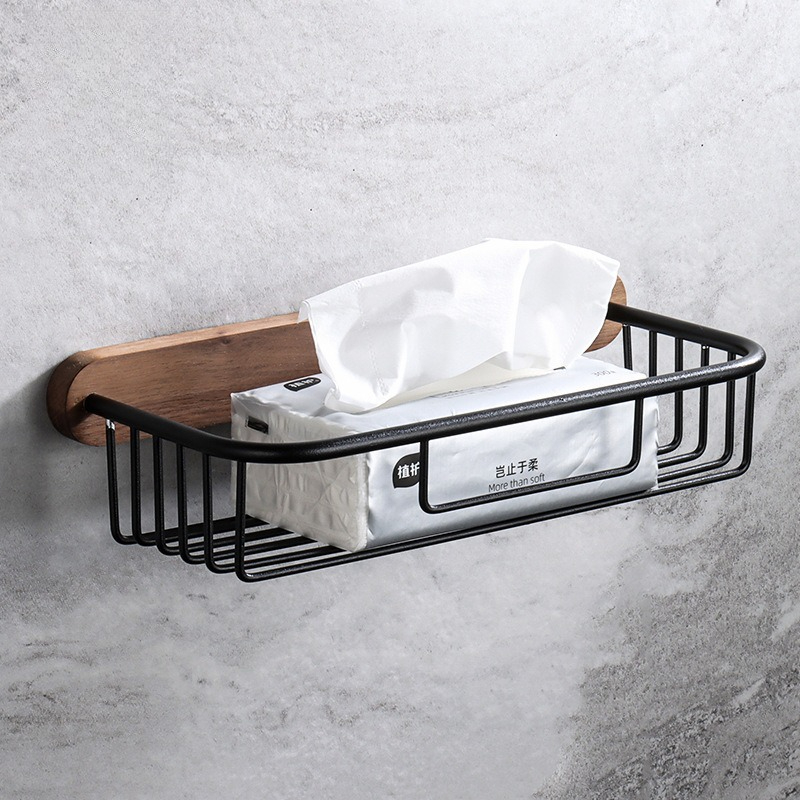 Tempat Tisu Kayu Solid Tanpa B - Home Bathroom Towel Dispenser ulasan dan harga