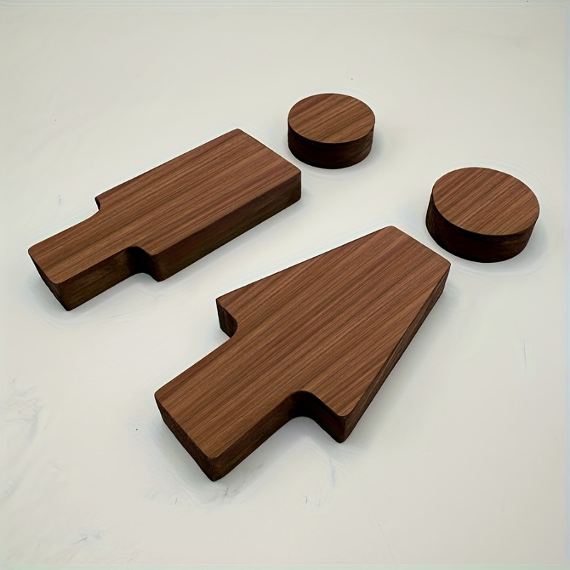 2 Buah Tanda Kamar Mandi Kayu  - Home Bathroom Equipment ulasan dan harga