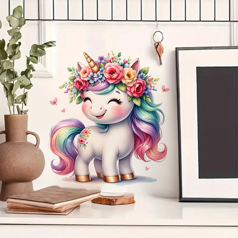 Stiker Unicorn cat air, stiker - Home Bathroom Window ulasan dan harga