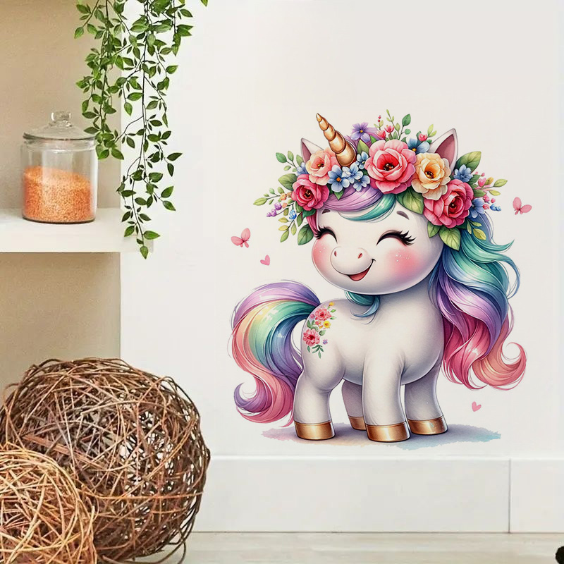 Stiker Unicorn cat air, stiker - Home Bathroom Window ulasan dan harga