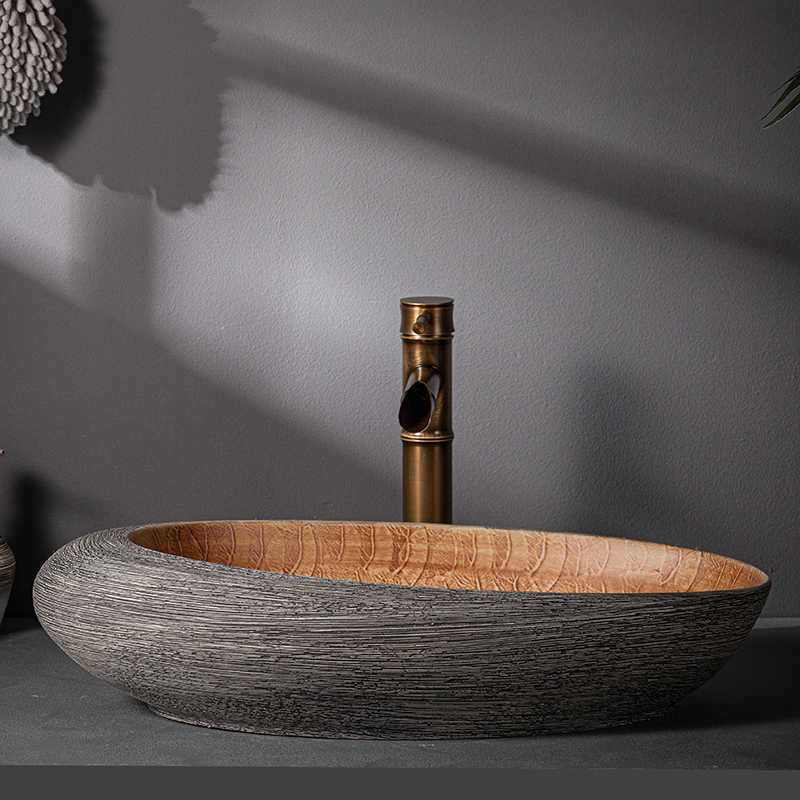 Wastafel Keramik Vintage Artis - Home Bathroom Wash Basin ulasan dan harga