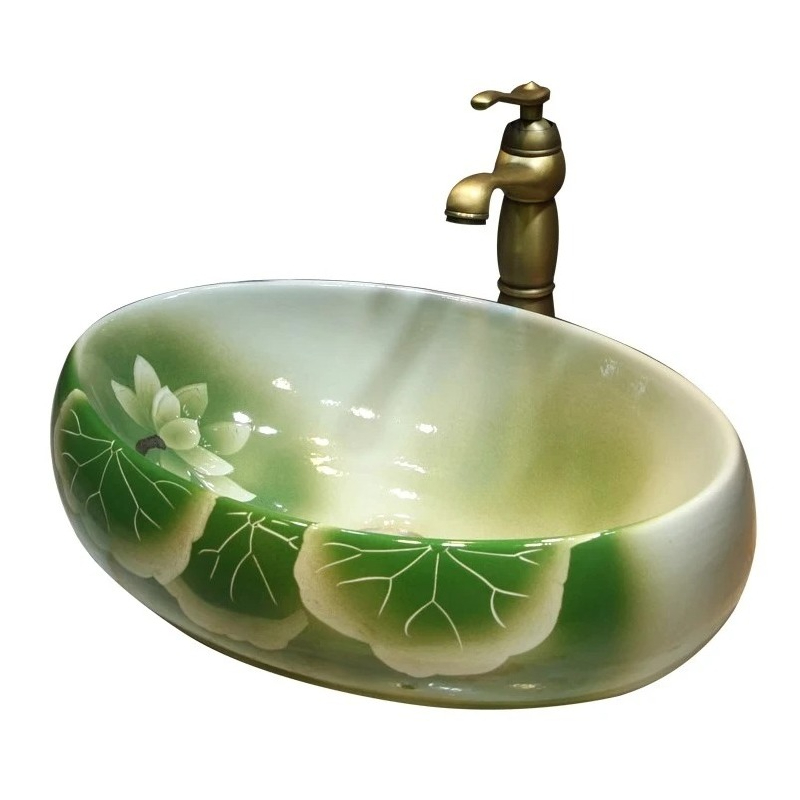 Wastafel Kamar Mandi Keramik H - Home Bathroom Wash Basin ulasan dan harga