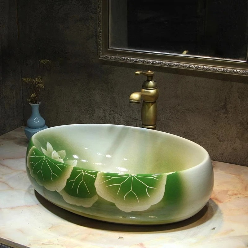 Wastafel Kamar Mandi Keramik H - Home Bathroom Wash Basin ulasan dan harga