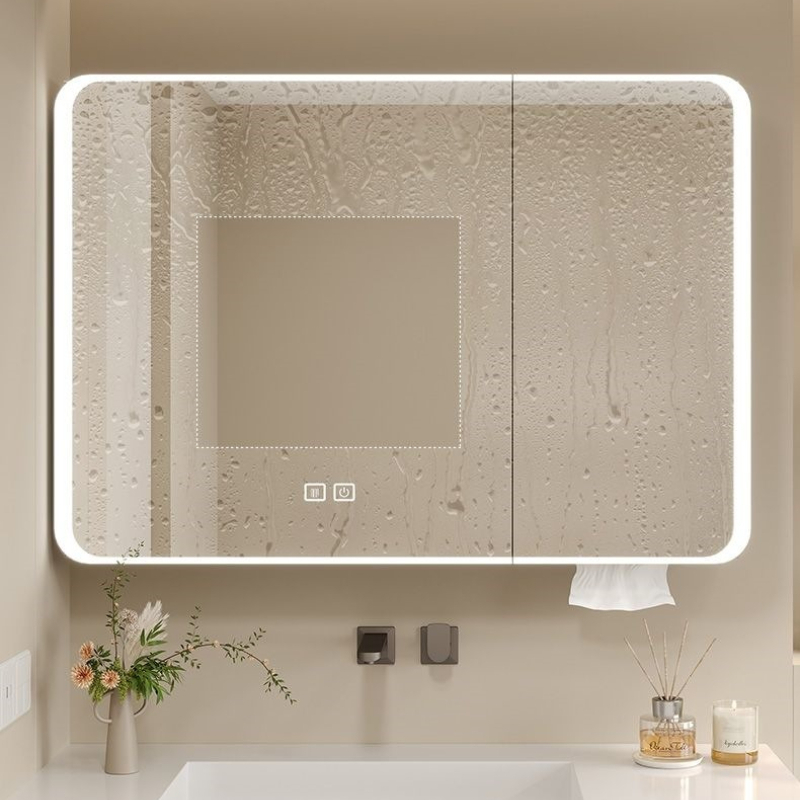 Kabinet Cermin Kamar Mandi LED - Bathroom Cabinet Mirror ulasan dan harga