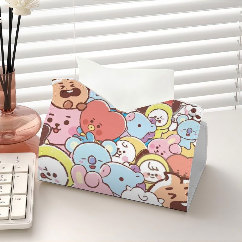 Kotak tisu bertema idola BT21  - Home Bathroom Equipment ulasan dan harga
