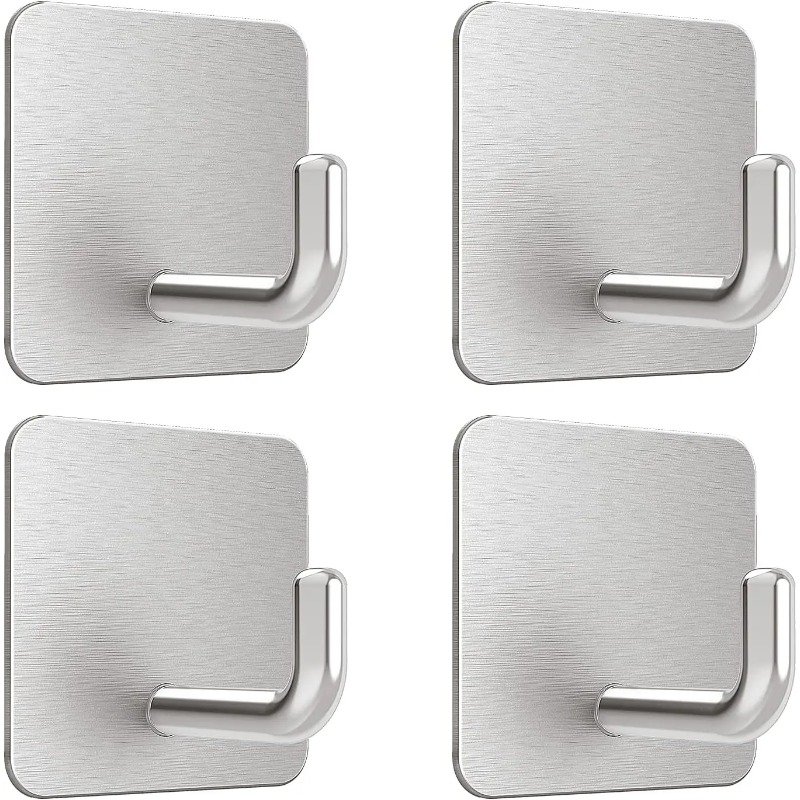 4 Buah Kait Baja Tahan Karat T - Home Kitchen Bathroom Marketing ulasan dan harga