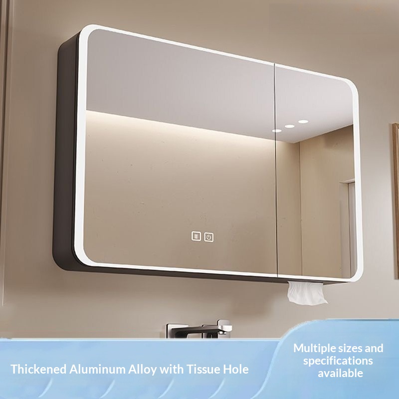 Kabinet Cermin Kamar Mandi LED - Bathroom Cabinet Mirror ulasan dan harga