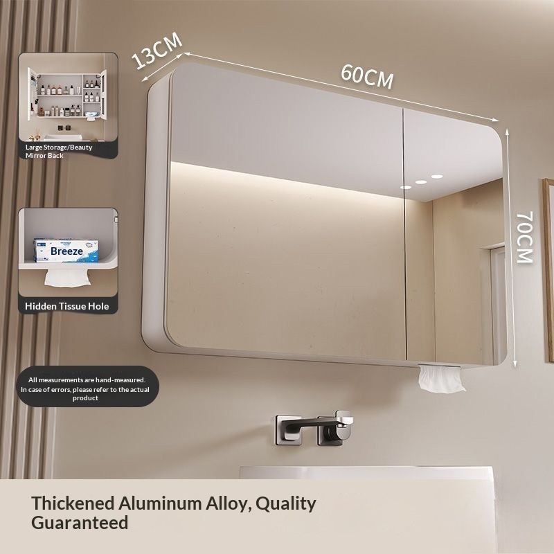 Kabinet Cermin Kamar Mandi LED - Bathroom Cabinet Mirror ulasan dan harga