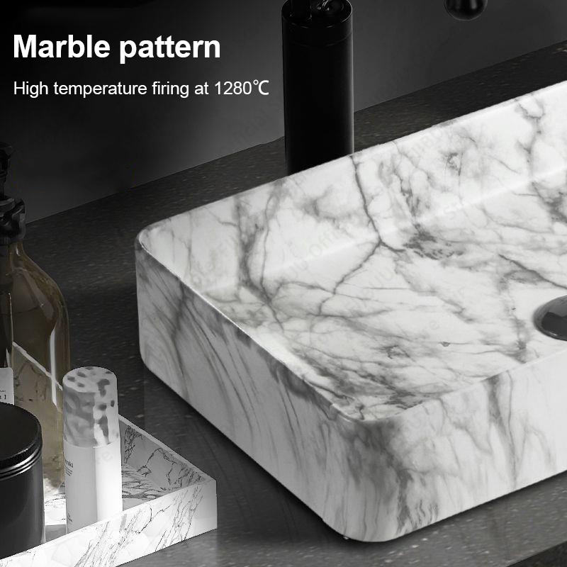 Premium Pembuluh Darah Batu Ke - Home Bathroom Wash Basin ulasan dan harga