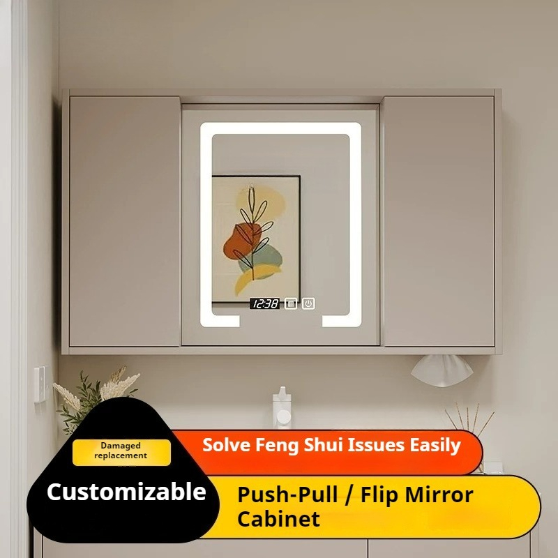 Cermin Kamar Mandi LED Backlit - Bathroom Cabinet Mirror ulasan dan harga