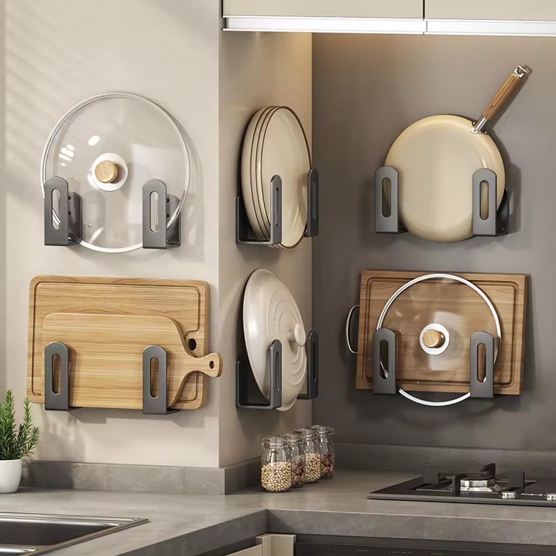 2 buah/set rak tutup panci rak - Home Kitchen Bathroom Marketing ulasan dan harga