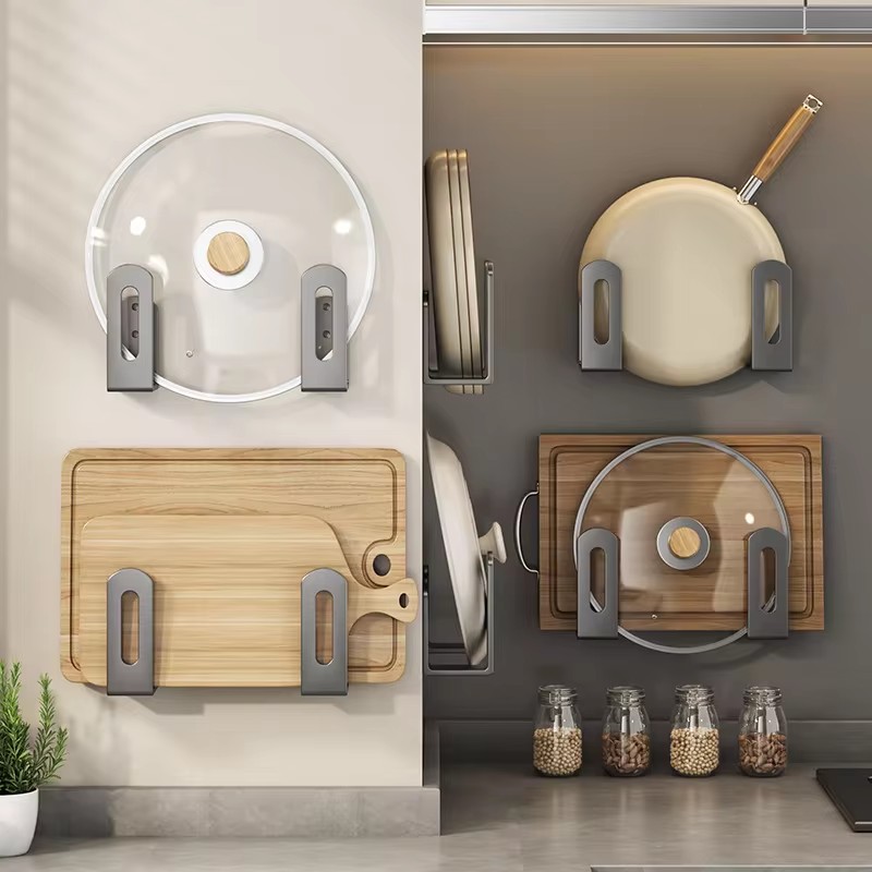 2 buah/set rak tutup panci rak - Home Kitchen Bathroom Marketing ulasan dan harga