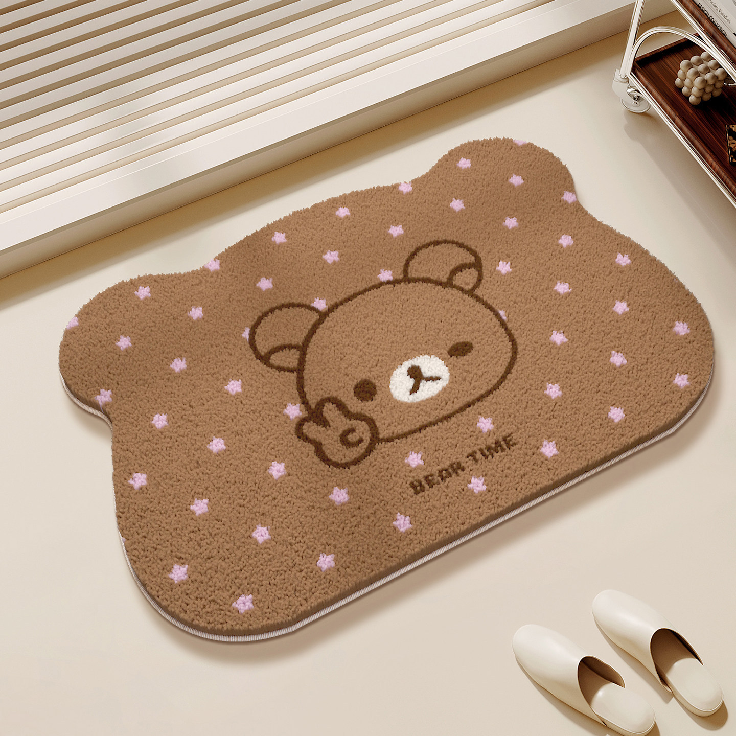 Karpet Beruang Rilakkuma & Kii - Home Center Bathroom Accessories ulasan dan harga
