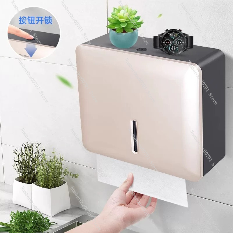 Kotak Tisu Dinding Tanpa Paku, - Home Bathroom Towel Dispenser ulasan dan harga