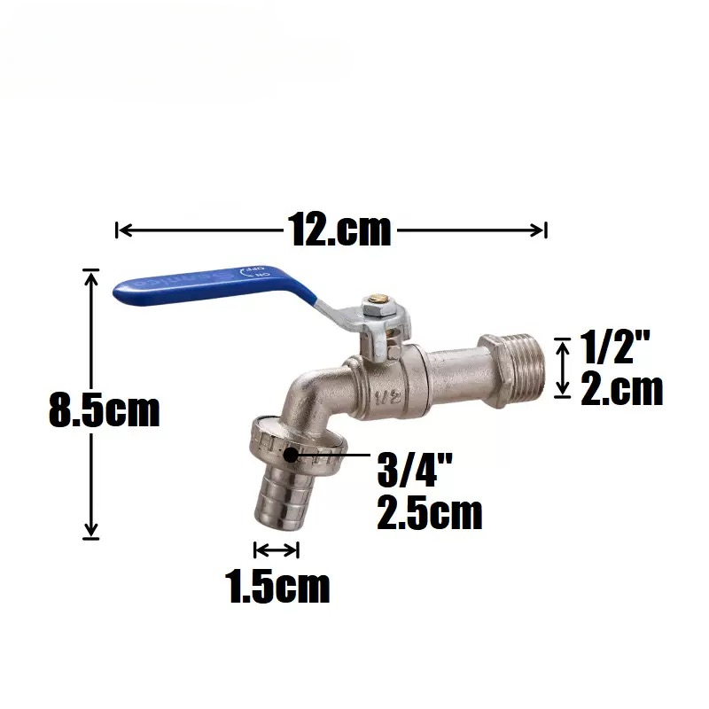 Keran Taman Paduan Seng Irigas - Home Bathroom Wash Basin ulasan dan harga