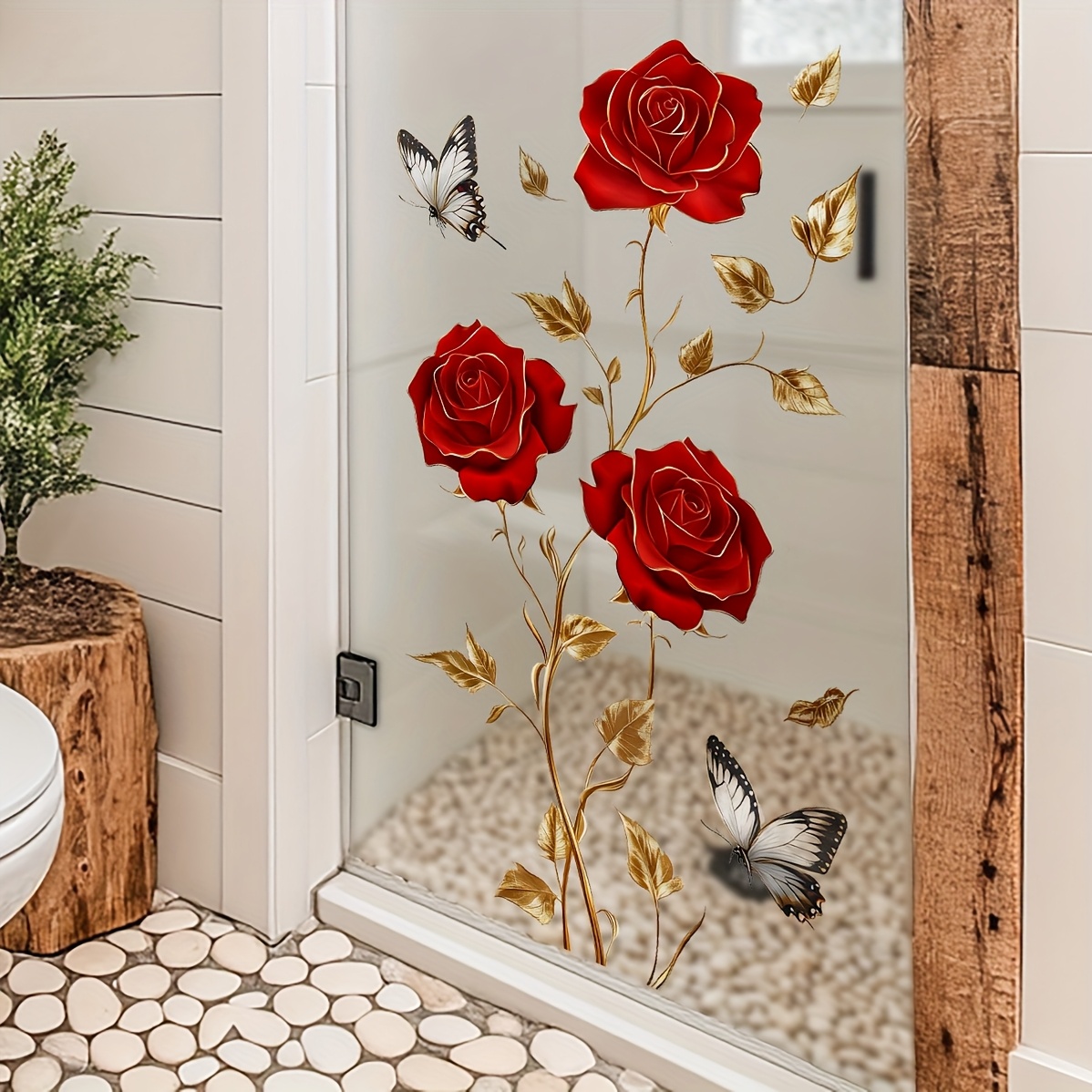 1 Buah Stiker Jendela dan Dind - Home Bathroom Window ulasan dan harga