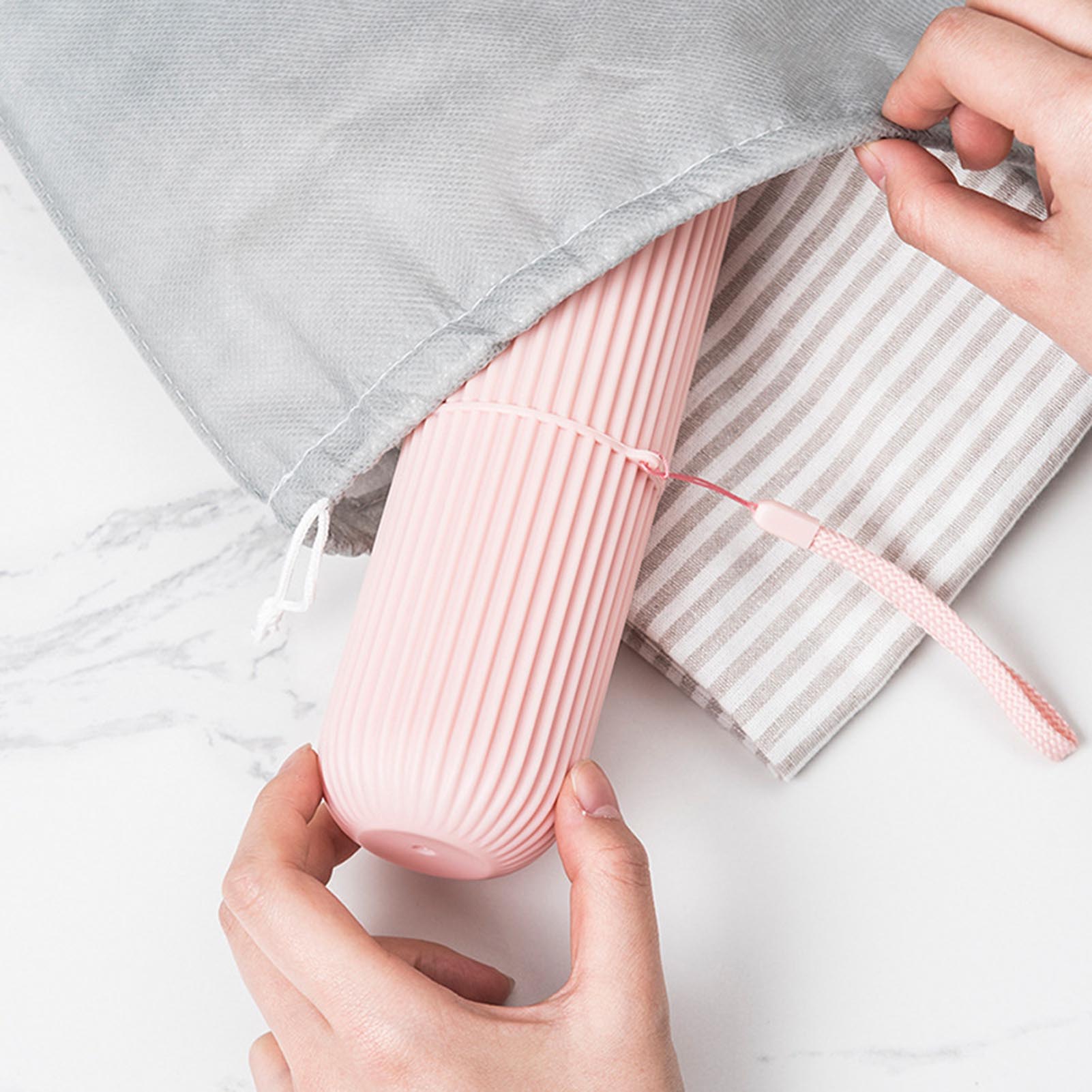 Cangkir Sikat Gigi Portabel Pe - Home Goods Bathroom Storage ulasan dan harga