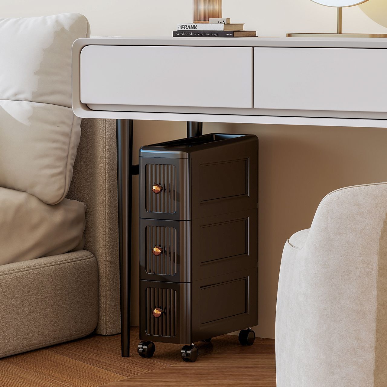Lemari Penyimpanan Laci Sempit - Home Goods Bathroom Storage ulasan dan harga