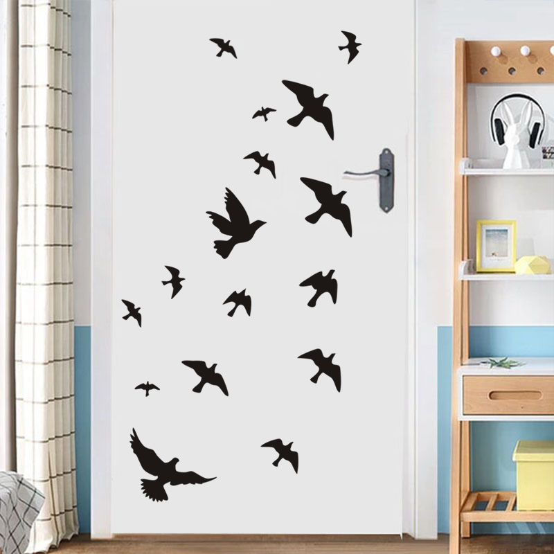 12 Buah/Set Stiker Dinding Bur - Home Bathroom Window ulasan dan harga