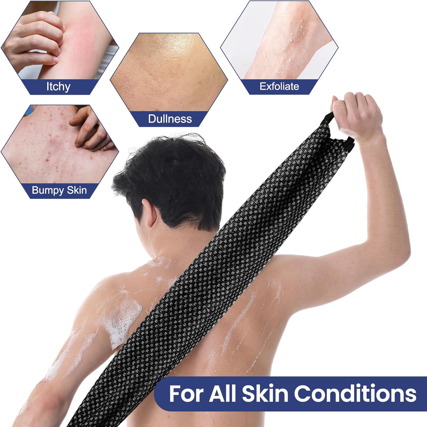 Handuk Mandi Pengelupas Kulit, - Home Bathroom Spa ulasan dan harga