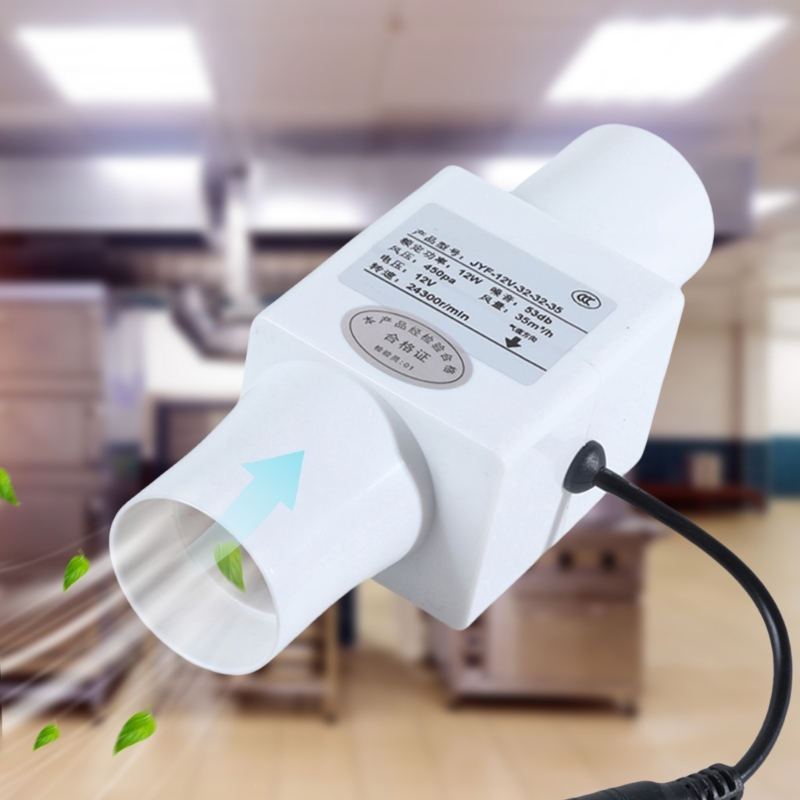 12V Tenang Pipa Ventilasi Kipa - Home Bathroom Exhaust Fan ulasan dan harga