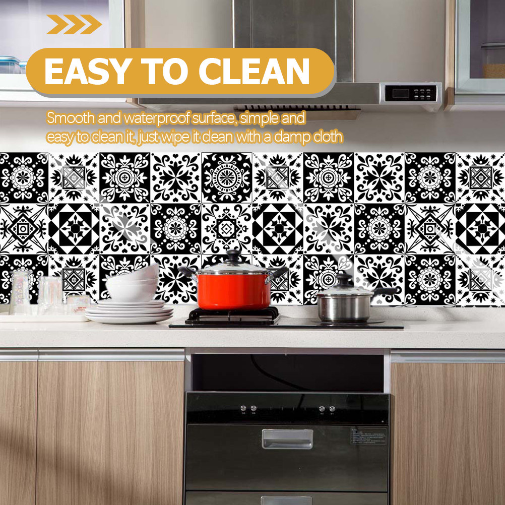 10 Buah Stiker Dinding Dekoras - Home Bathroom Tiles ulasan dan harga