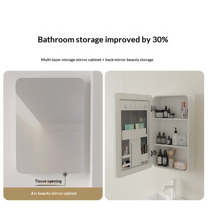 Cermin Kamar Mandi LED Backlit - Bathroom Cabinet Mirror ulasan dan harga